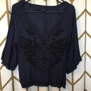 American eagle shirt with bell like sleeves